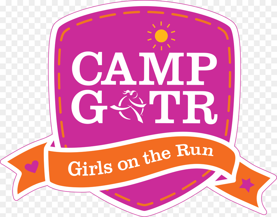 Camp Girls On The Run Logo, Badge, Sticker, Symbol, Food Png