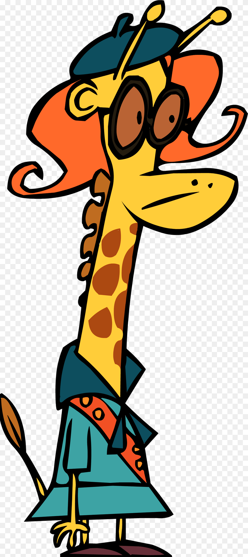 Camp Lazlo Character Nina Neckerly The Giraffe, Cartoon, Art Png Image