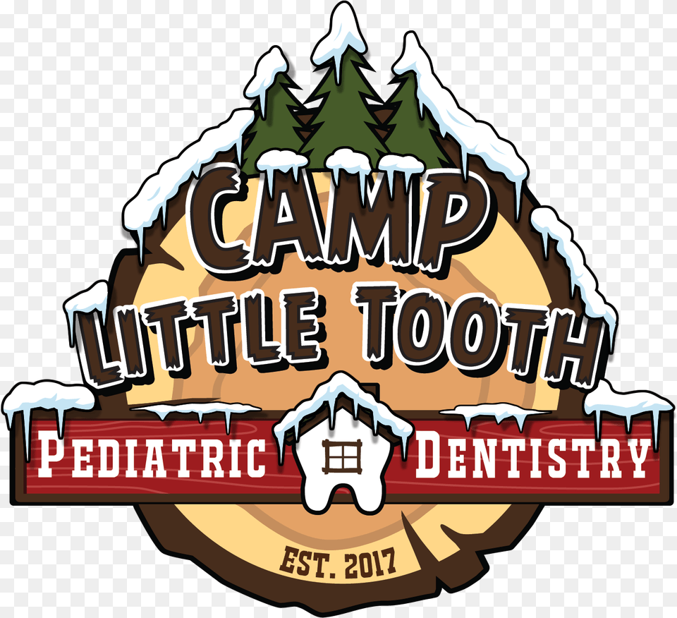 Camp Little Tooth Website Logo Snow Transp Camp Little Tooth, Architecture, Building, Factory, Tree Free Png