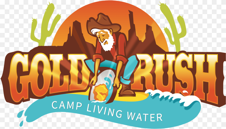 Camp Living Water Theme Gold Rush, Baby, Person, Face, Head Png Image
