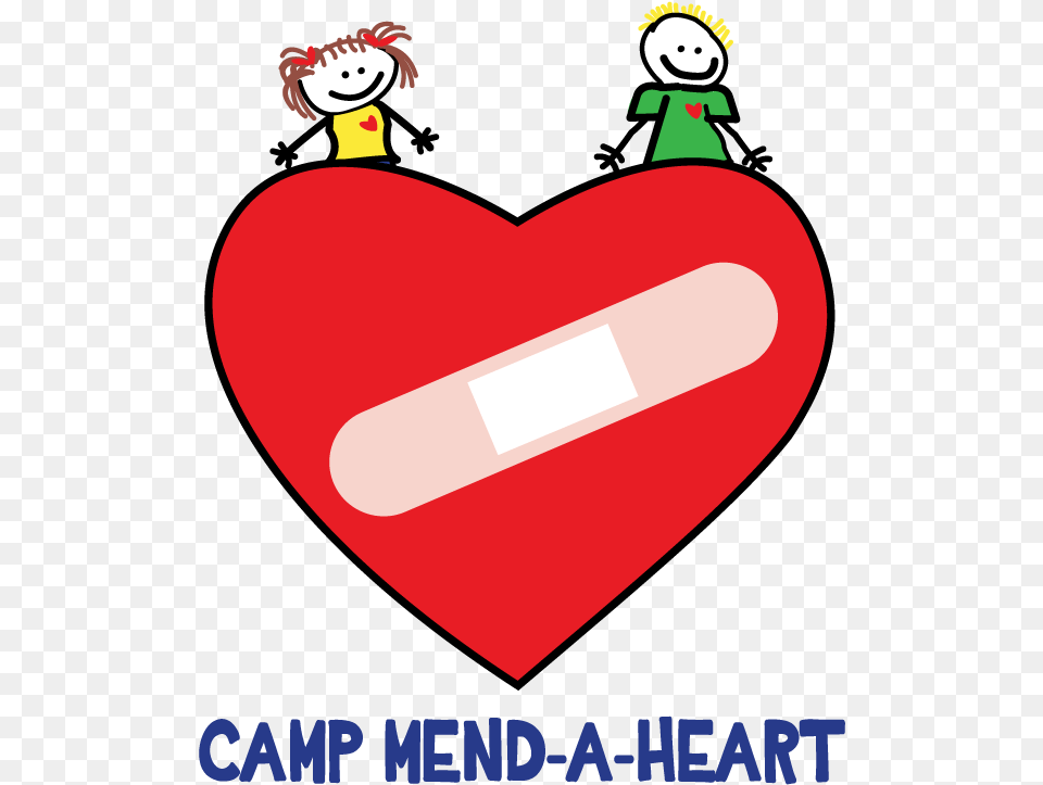 Camp Mend A Heart Logo 2016 Web Heart, First Aid, Bandage, Face, Head Png Image