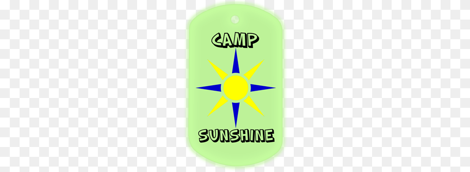 Camp Sunshine Glow In The Dark Dog Tag 8in X 8in Emotional Support Dog On Board Animals With, Logo Free Png Download