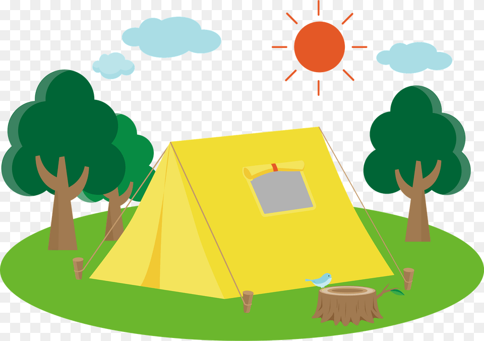 Camp Tent Clipart, Camping, Outdoors, Leisure Activities, Mountain Tent Png Image