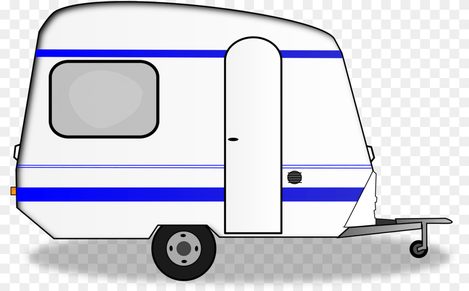 Camp Vector Vintage Trailer Caravan Clip Art, Transportation, Van, Vehicle, Moving Van Free Transparent Png
