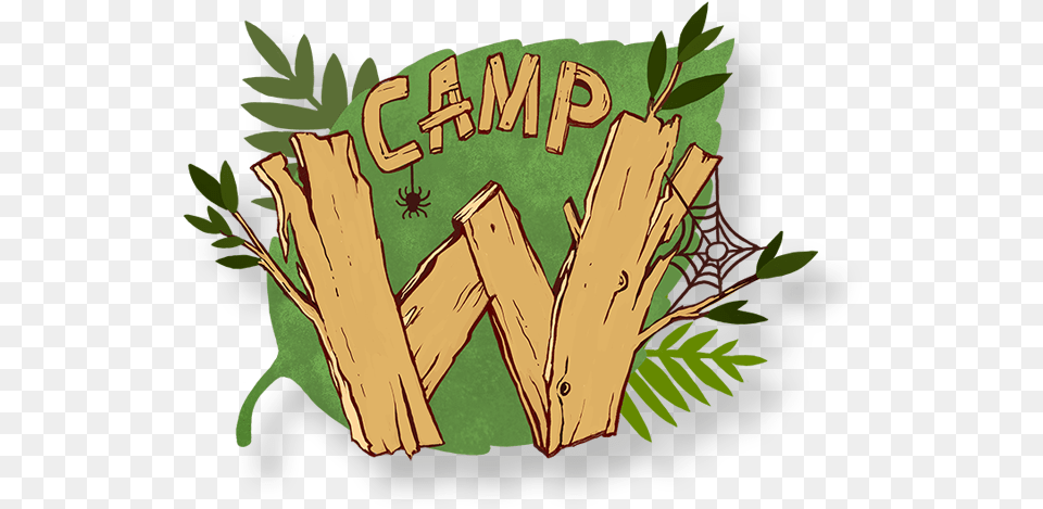 Camp W Logo Animasi Kemping, Plant, Green, Leaf, Tree Png