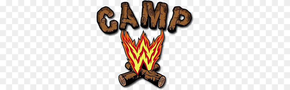 Camp Wwe Image, Fire, Flame, Bonfire Free Png Download