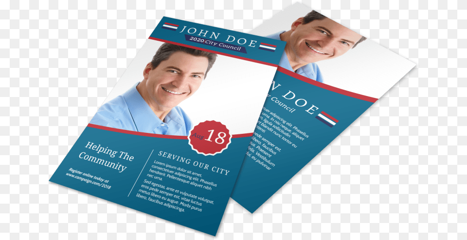 Campaign City Council Flyer Template Preview Flyer, Advertisement, Poster, Adult, Male Free Png Download