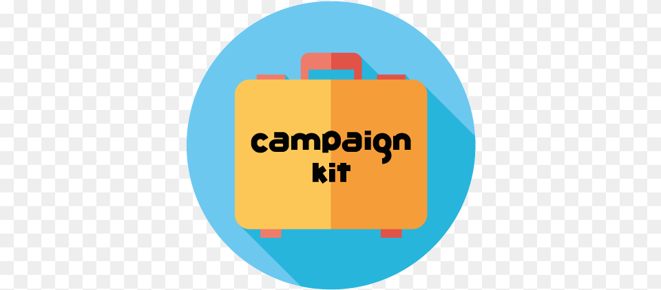 Campaign Kit Icon With No Campaign Icon, Bag, Baggage, Disk, Suitcase Free Transparent Png