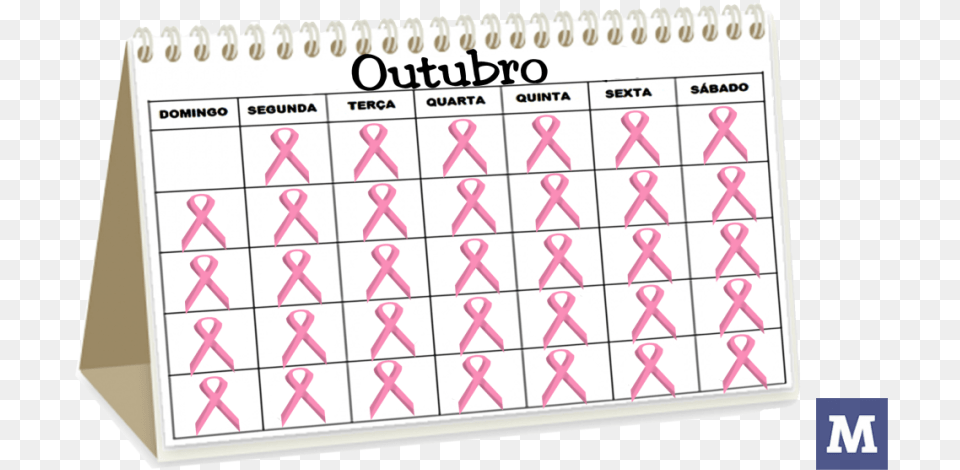 Campanha Outubro Rosa Divulga Intensa No The Breast Cancer Awareness Month, Text, Calendar, Scoreboard Png