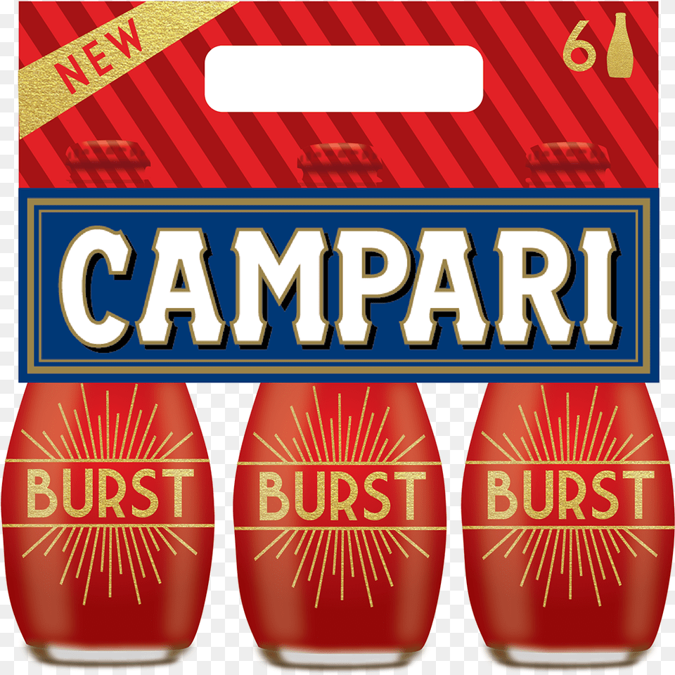 Campari Burst Was Used For The Purposed Of A School Label, Food, Ketchup Png Image