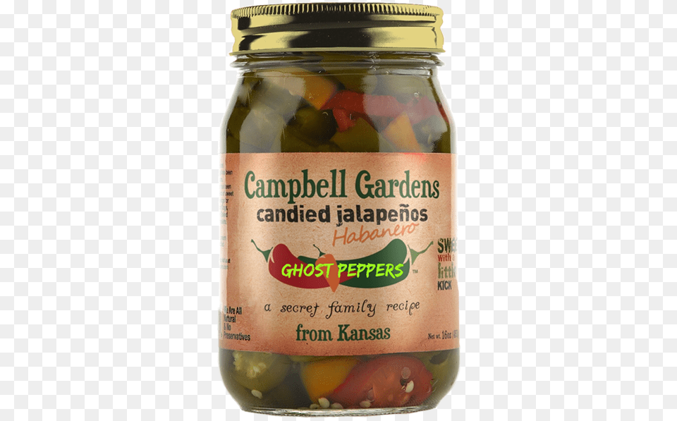 Campbell Gardens Candied Jalapenos, Food, Relish, Pickle Png