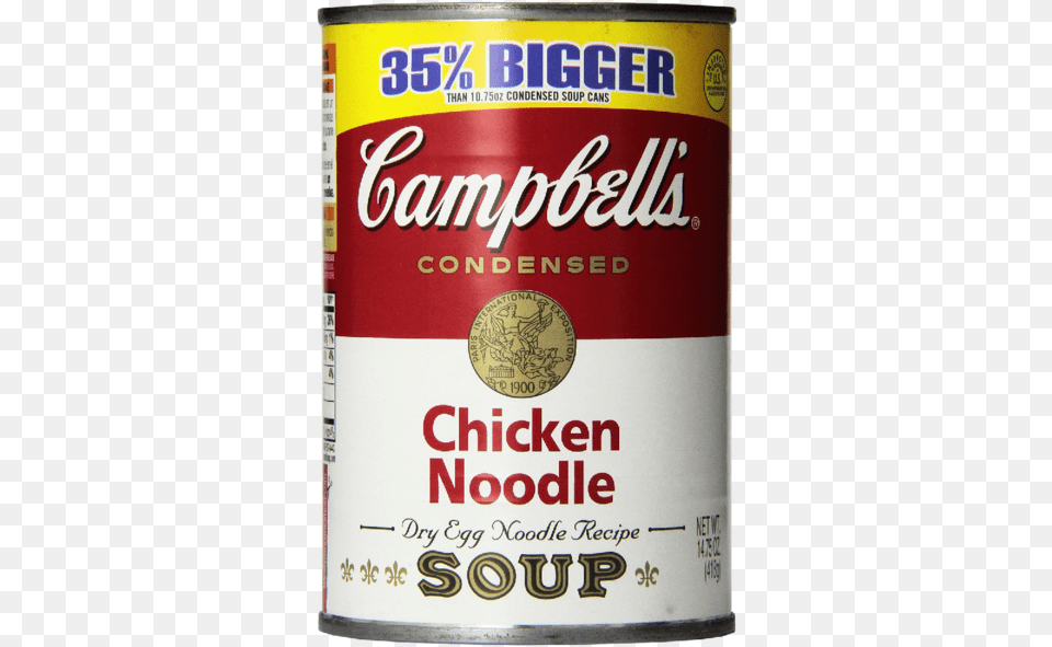 Campbell S Chicken Noodle Soup 1982 Campbells Chicken Noodle Soup, Tin, Can Free Png