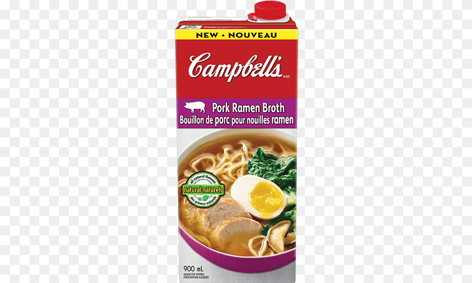 Campbell S Ready To Use Pork Ramen Broth Campbell39s Pork Ramen Broth, Dish, Food, Meal, Noodle Free Transparent Png