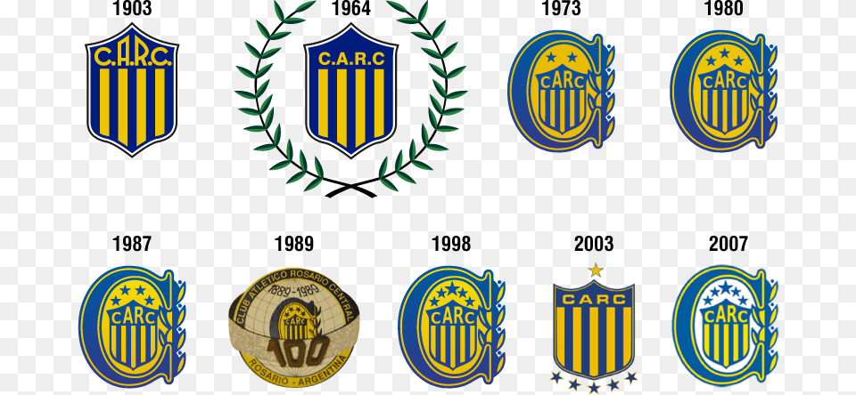 Campeonatos De Rosario Central, Badge, Logo, Symbol, Emblem Free Transparent Png