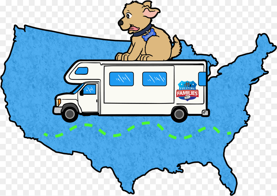 Camper Clipart Adventurer Cartoon, Caravan, Vehicle, Van, Transportation Png