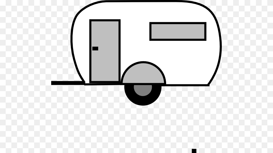 Camper Clipart Airstream Outline Of Camper Trailer, Caravan, Vehicle, Van, Transportation Free Transparent Png