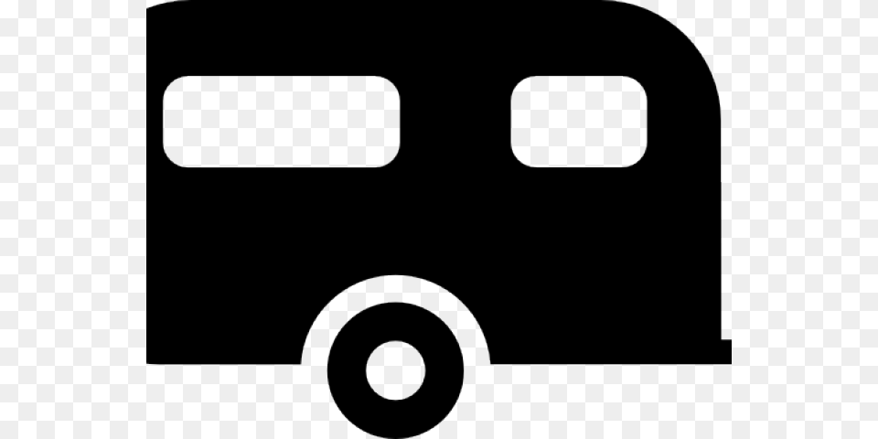 Camper Clipart Black And White, Vehicle, Van, Transportation, Bus Png Image