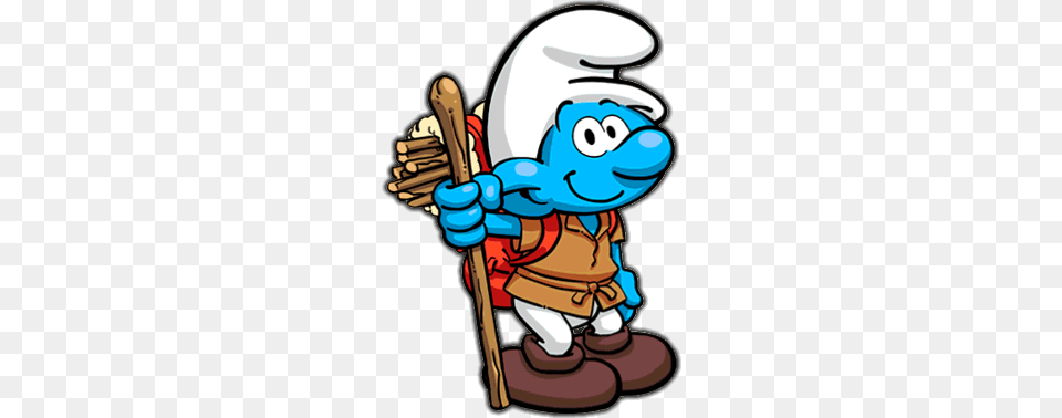 Camper Smurf, People, Person, Cleaning, Baseball Png Image