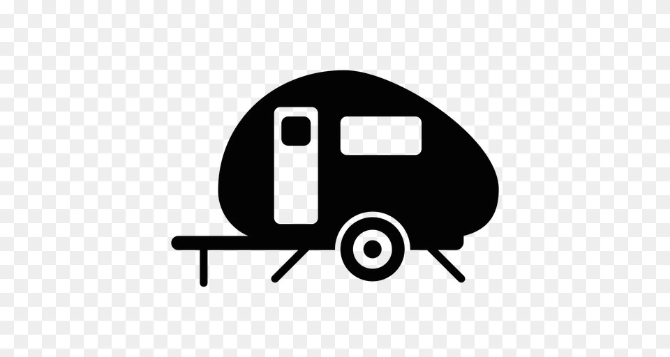 Camper Trailer Flat Icon, Transportation, Van, Vehicle, Disk Png Image
