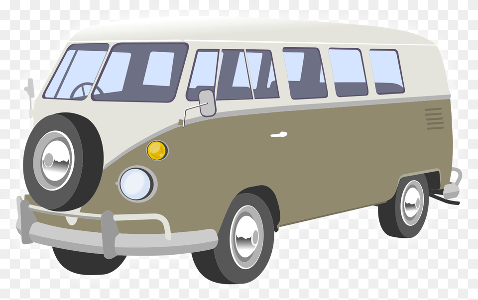 Camper Van Clip Art, Bus, Caravan, Minibus, Transportation Free Png Download