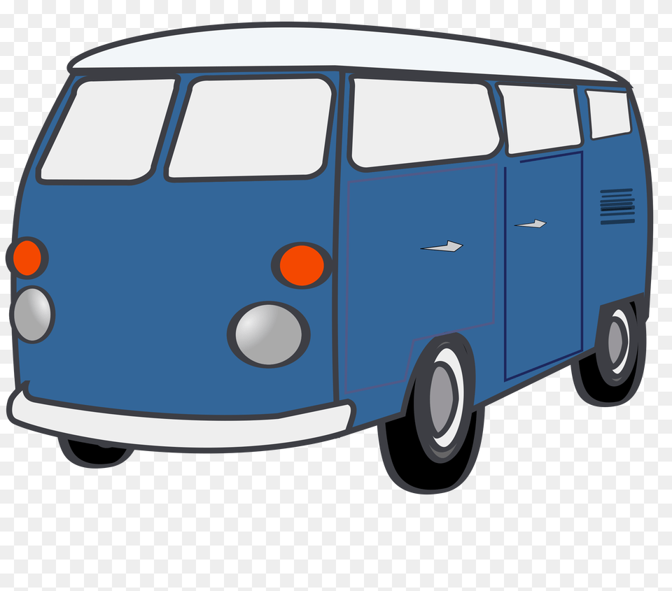 Camper Van Clip Art, Bus, Caravan, Minibus, Transportation Free Png