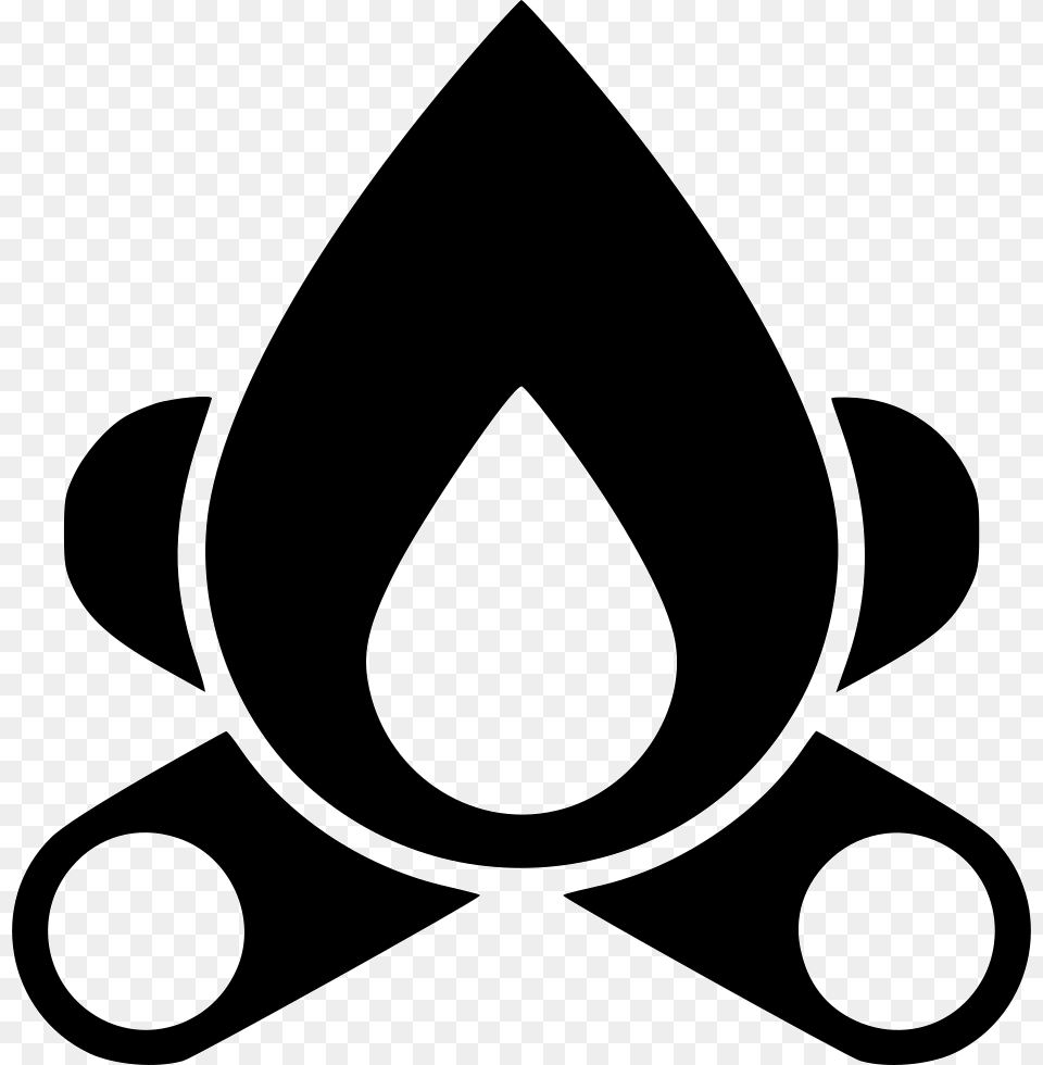 Campfire, Stencil, Symbol Free Transparent Png