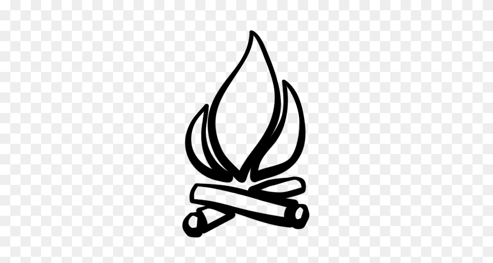 Campfire Black And White Campfire Black And White, Green, Symbol Free Transparent Png