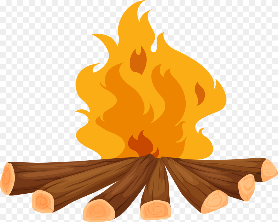 Campfire Bonfire Clip Art Cartoon Campfire, Fire, Flame Png Image
