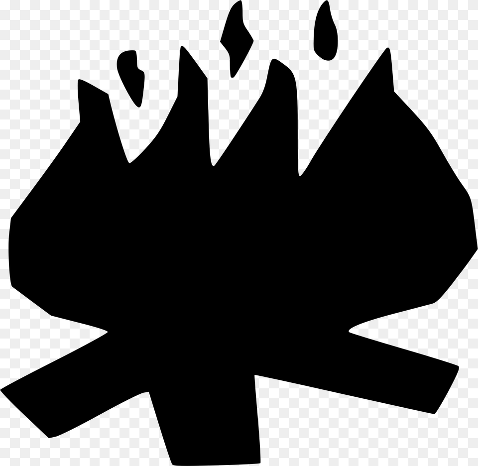 Campfire Camping Tent Clip Art, Gray Free Transparent Png