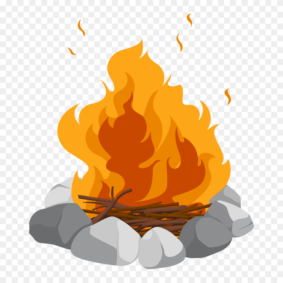 Campfire Cartoon Bonfire Clip Art, Fire, Flame, Baby, Person Free Transparent Png