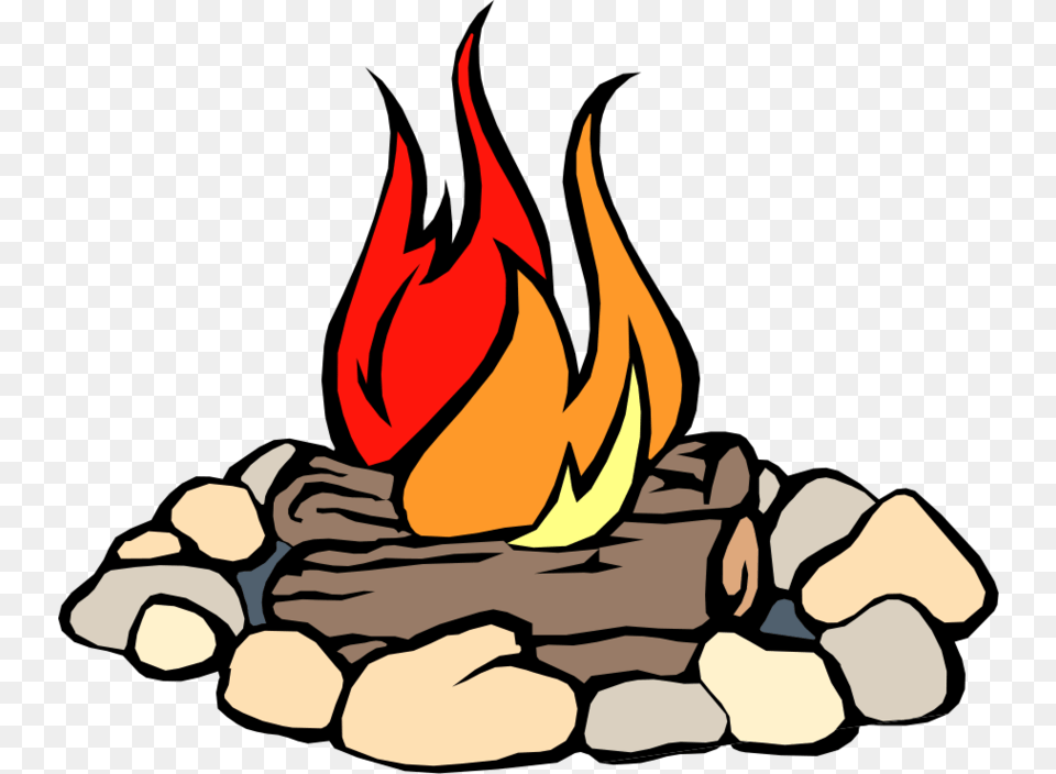 Campfire Clipart, Fire, Flame, Bonfire, Person Png Image