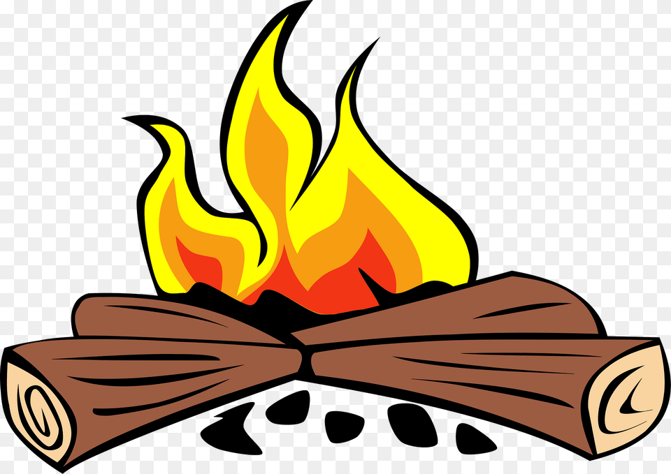 Campfire Clipart, Fire, Flame, Animal, Fish Png