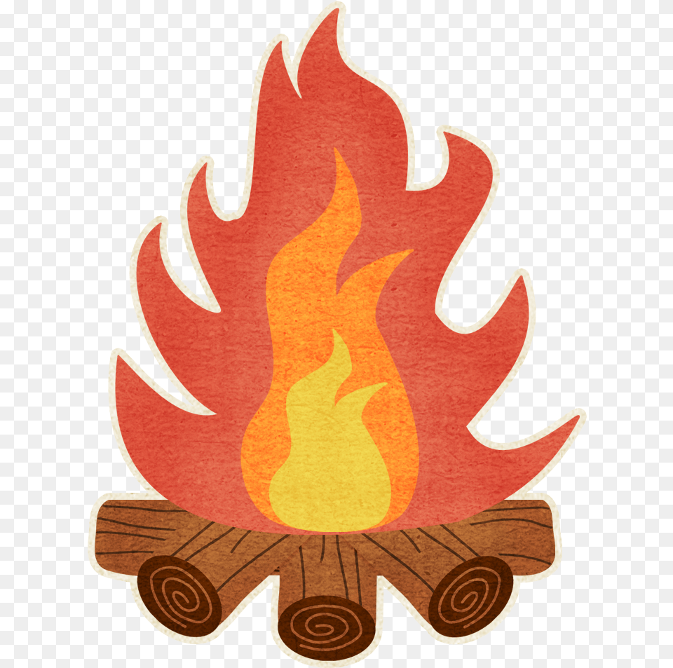 Campfire Clipart Camp Fire, Flame, Animal, Fish, Sea Life Free Transparent Png