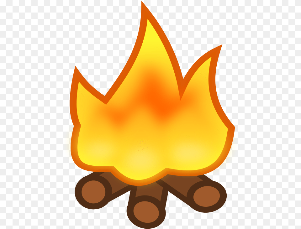 Campfire Clipart Emoji Campfire Emoji, Fire, Flame, Chandelier, Lamp Png