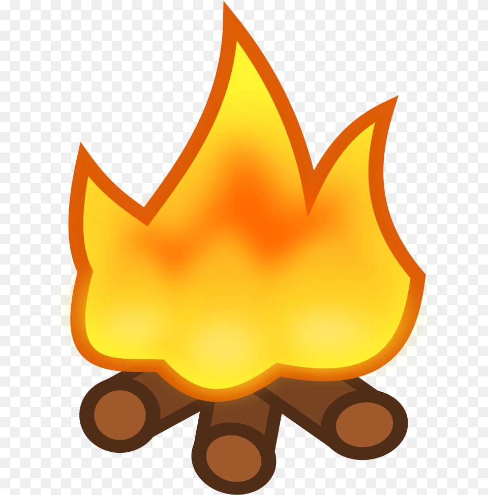 Campfire Emoji, Fire, Flame Png