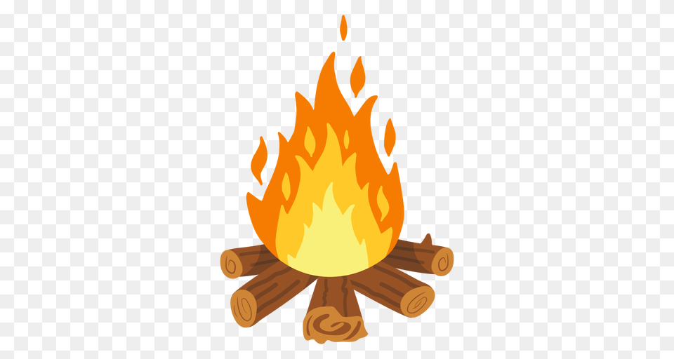 Campfire Firefight Illustration, Fire, Flame, Bonfire Free Png