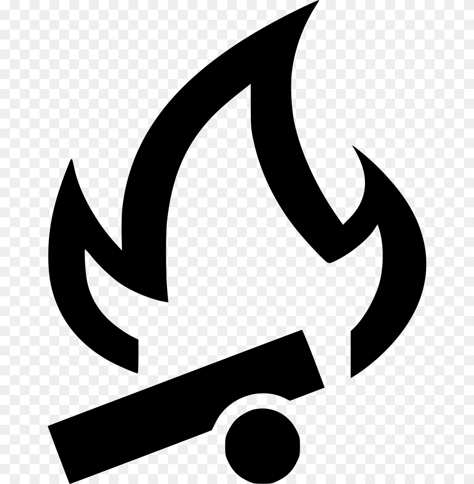 Campfire Flame Camping Clip Art, Stencil, Symbol, Animal, Fish Free Transparent Png