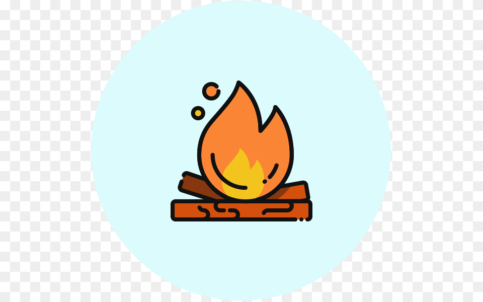 Campfire Icon Illustrator Pennsylvania, Fire, Flame Free Png Download