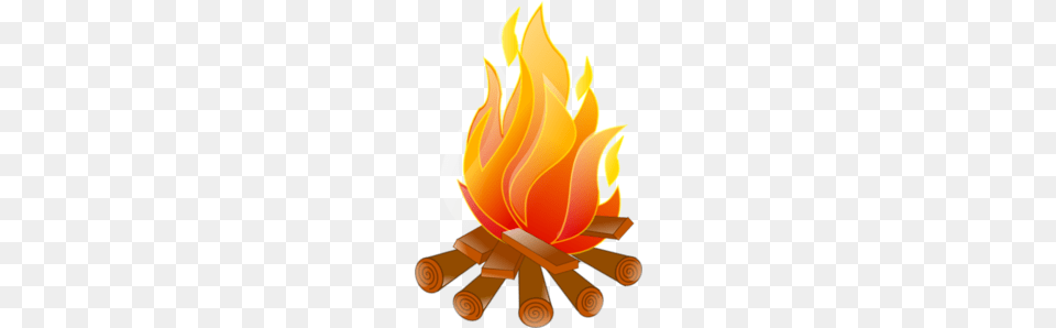 Campfire No Shadow Clip Art, Fire, Flame, Bonfire Png