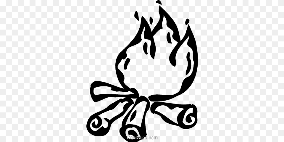 Campfire Songs Royalty Vector Clip Art Illustration, Stencil, Food, Seafood, Person Free Png Download