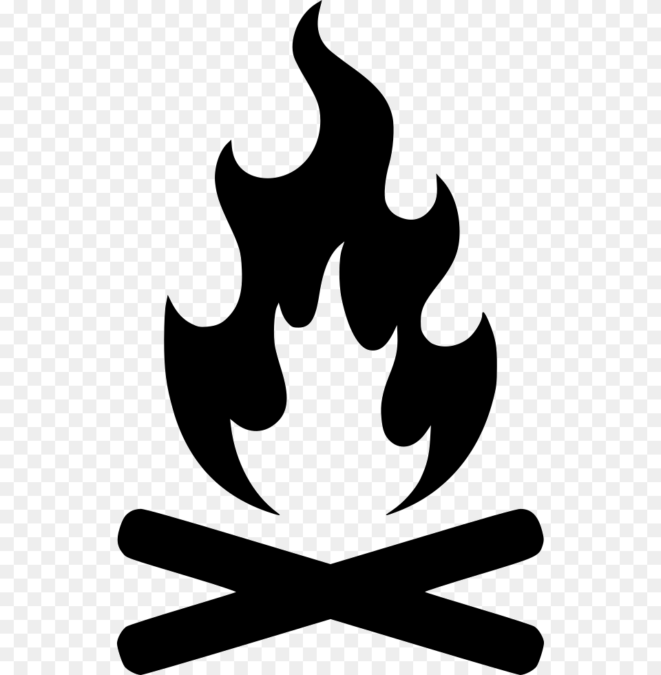 Campfire Svg Icon Campfire Icon, Stencil, Leaf, Plant, Symbol Png