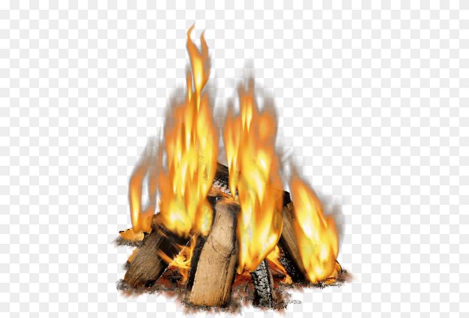 Campfire Transparent Graphic Transparent Bonfire, Fire, Flame Free Png Download