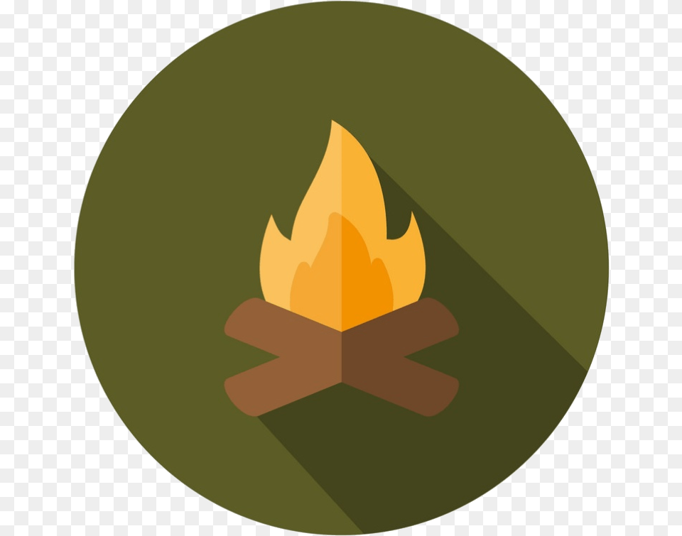 Campfire With Transparency Circle, Fire, Flame, Disk, Fireplace Free Transparent Png