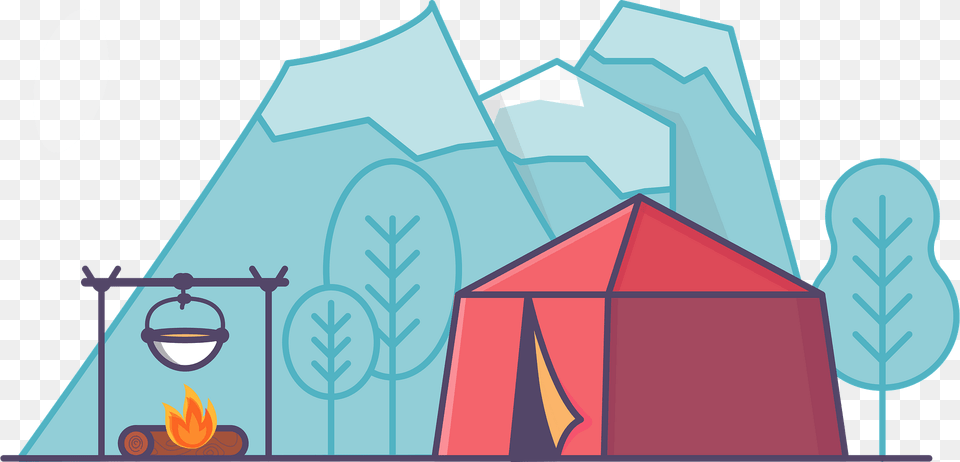 Camping Clipart, Ice, Nature, Outdoors Free Png Download