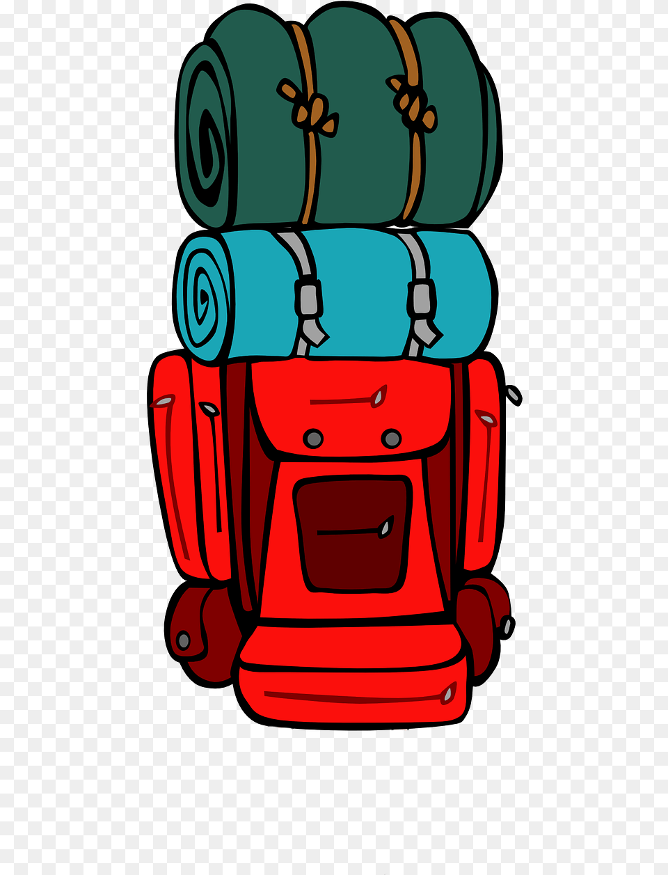 Camping Clipart Backpack Backpacking Clipart, Person Free Transparent Png