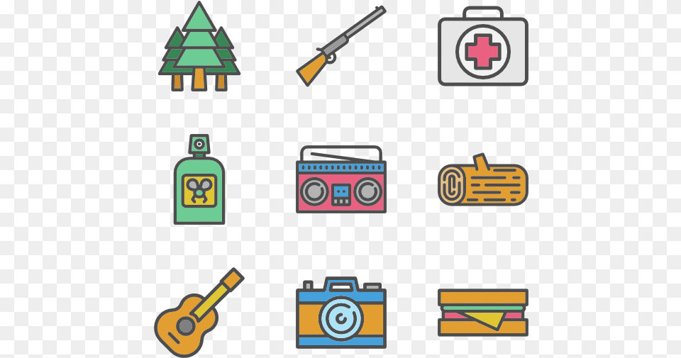 Camping Elements Free Png Download