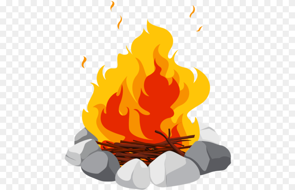 Camping Fire Tree Heat Clipart Camping Clipart Activities Transparent Happy Lohri, Flame, Bonfire, Baby, Person Png Image