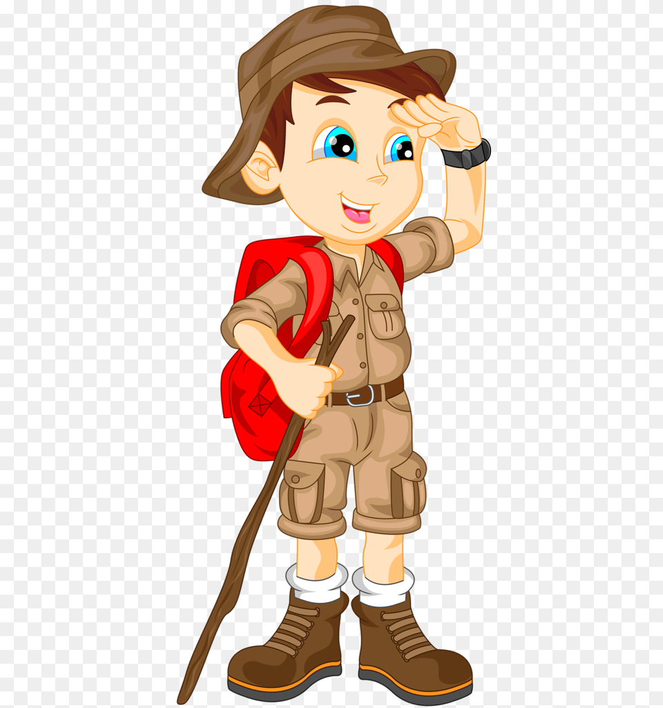 Camping Just Fishing Clip Art Art Cartoon, Baby, Person, Book, Comics Free Png Download