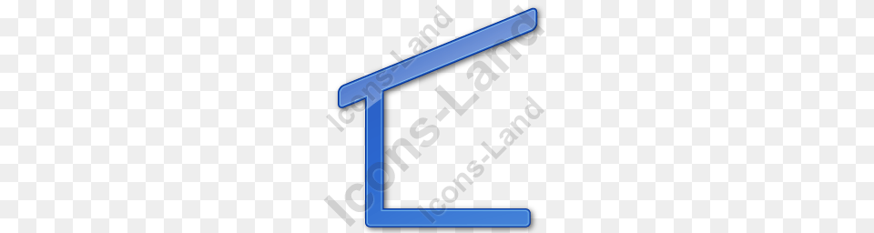 Camping Lean To Plain Blue Icon Pngico Icons, Acrobatic, Balance Beam, Gymnastics, Sport Free Png Download