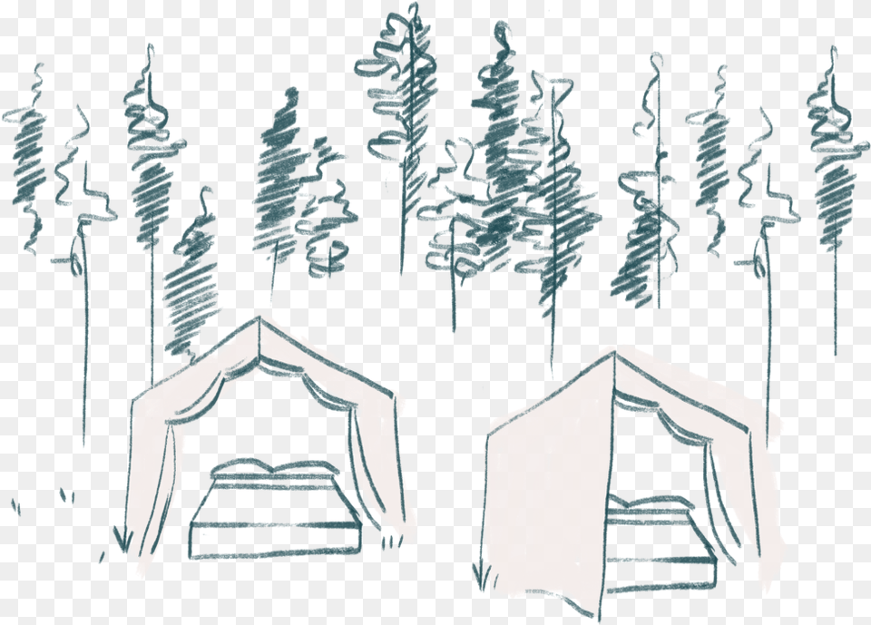 Camping Lodgepole Pine, Architecture, Building, Outdoors, Shelter Free Png Download